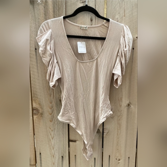 NWT🔹️Free People So Fresh Bodysuit in Dust Storm - Picture 6 of 7